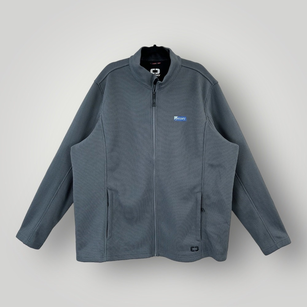 OGIO‎ Jacket Full Zip Long Sleeve Coat Womans Size 3XL Gray Embroidered Janney